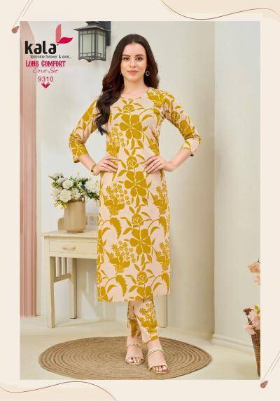 Kala long comfort vol-1 coord set Kurti wholesale in Vadodara